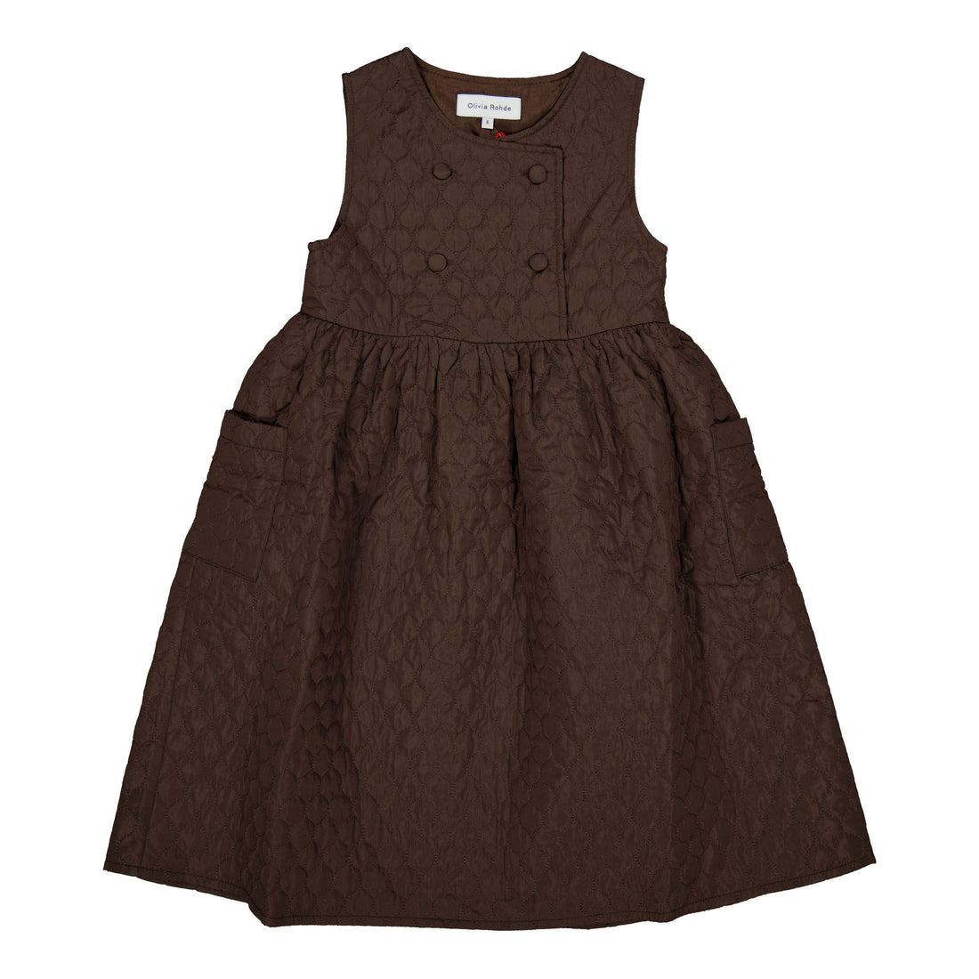 Olivia Rohde Brown Padded Dress