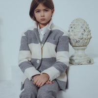 Unlabel Milk/Grey Stripes Blazer