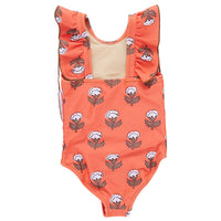 Pink Chicken Orange Small Bud Katniss Suit