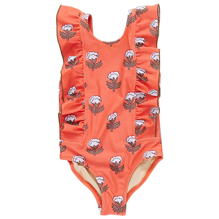 Pink Chicken Orange Small Bud Katniss Suit