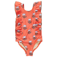 Pink Chicken Orange Small Bud Katniss Suit