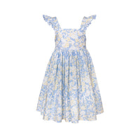 Paade Mode Blue Anemone Cotton Tie Back Dress