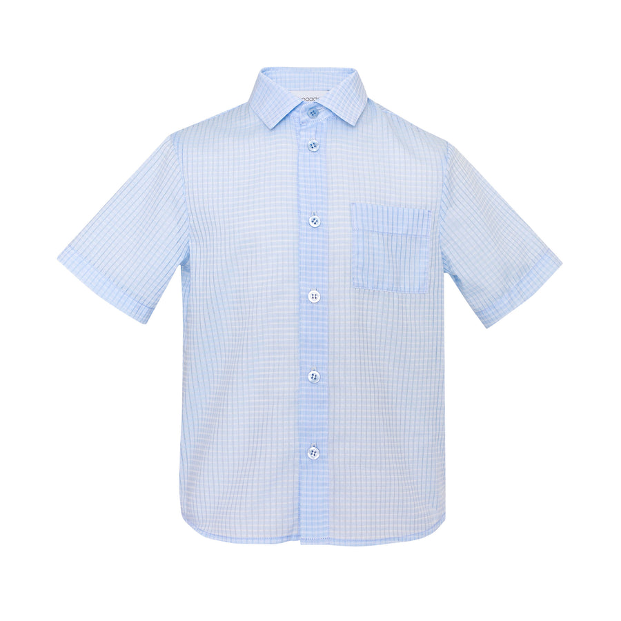 Paade Mode Blue Breeze Cotton Shirt
