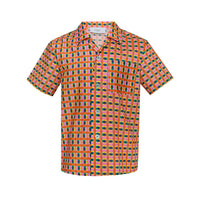 Paade Mode Orange Falter Cotton Shirt