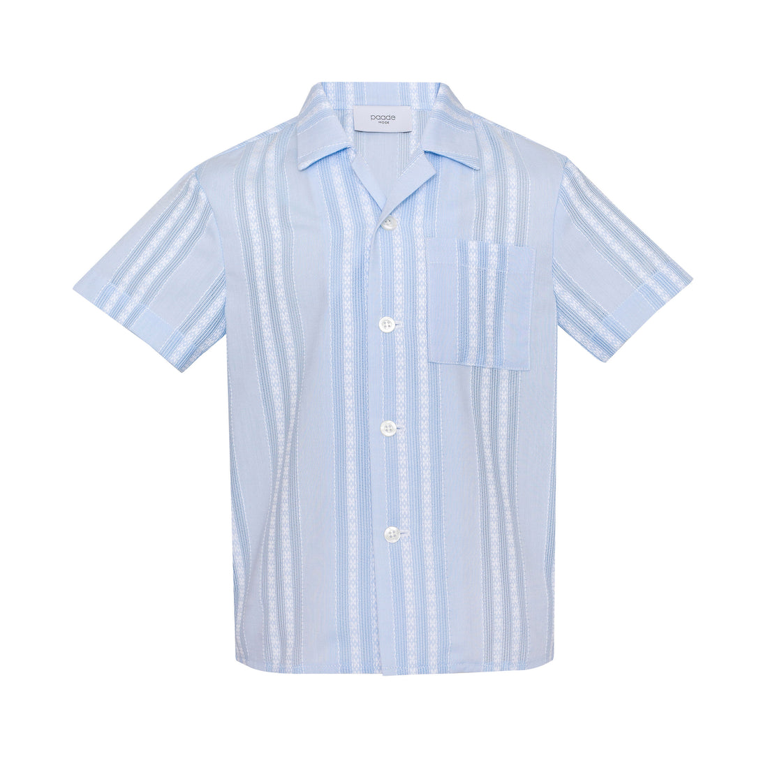 Paade Mode Blue Lagoon Cotton Shirt