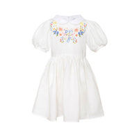 Paade Mode White Cruise Ties Linen Dress