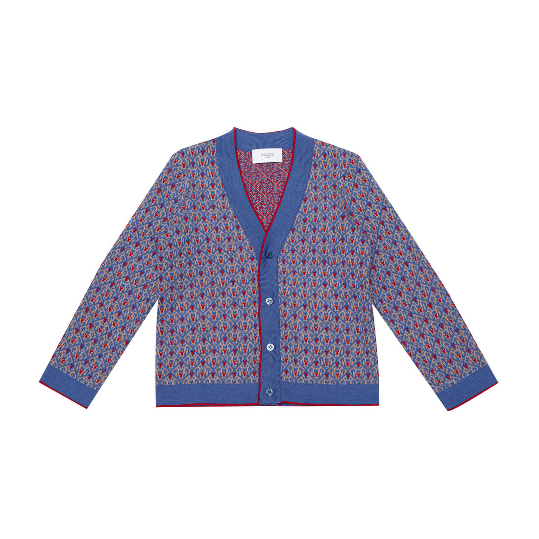 Paade Mode Blue Noel Cardigan