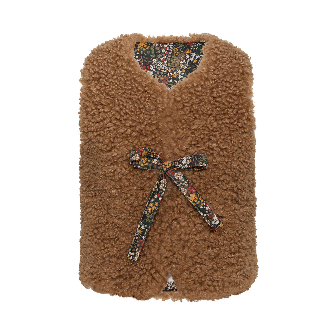 Paade Mode Brown Fiora Bonbon Teddy Vest