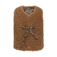 Paade Mode Brown Fiora Bonbon Teddy Vest
