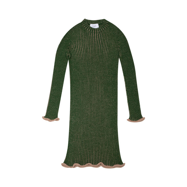 Paade Mode Green Seamless Knit Dress