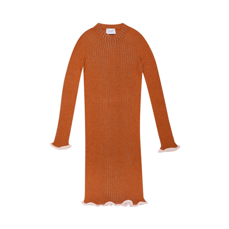 Paade Mode Orange Milan Seamless Knit Dress