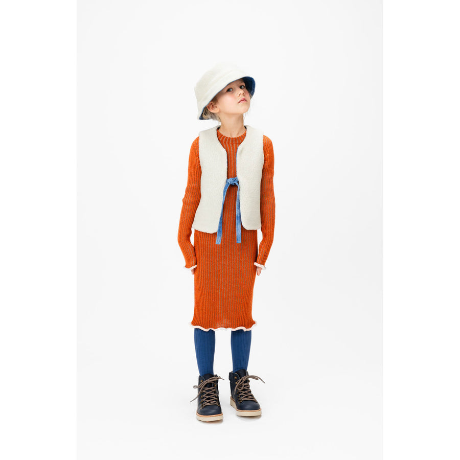 Paade Mode Orange Milan Seamless Knit Dress