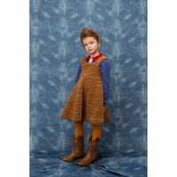 Paade Mode Brown Bonbon Teddy Pinafore Dress