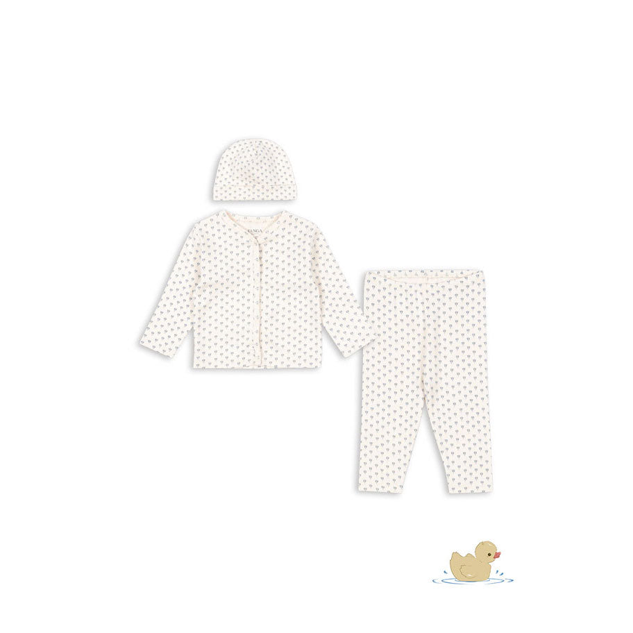 FANGA FONTANA Blue Dot Bello Newborn Set