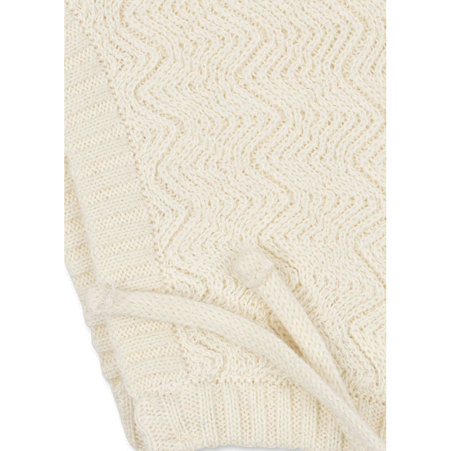FANGA FONTANA Antique White Venti Knit Hat