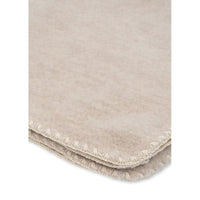 FANGA FONTANA Oatmeal Erba Wool Fleece  Blanket
