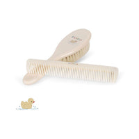 FANGA FONTANA Beige Baby Hairbrush Set