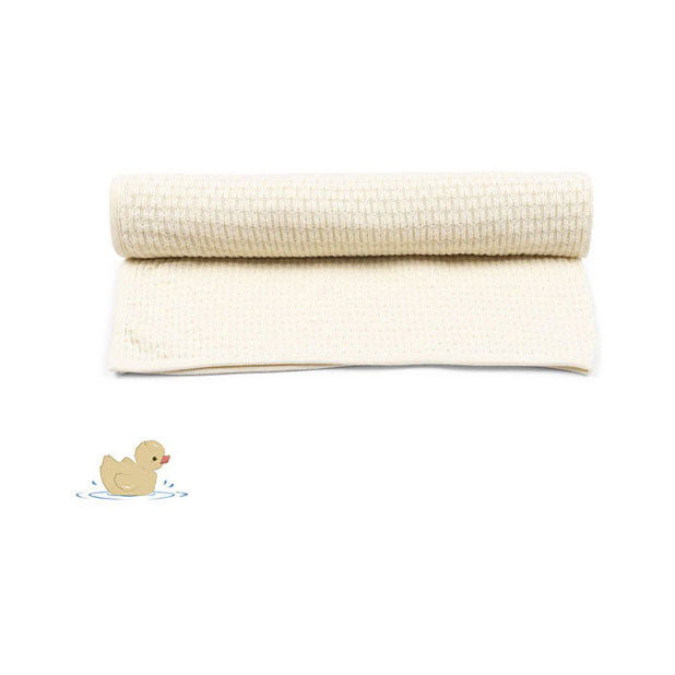 FANGA FONTANA Antique White Venti Pointelle Blanket