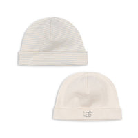 FANGA FONTANA Blue Mix Fio Stripe 2 Pack Beanie