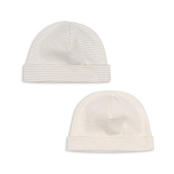 FANGA FONTANA Blue Mix Fio Stripe 2 Pack Beanie
