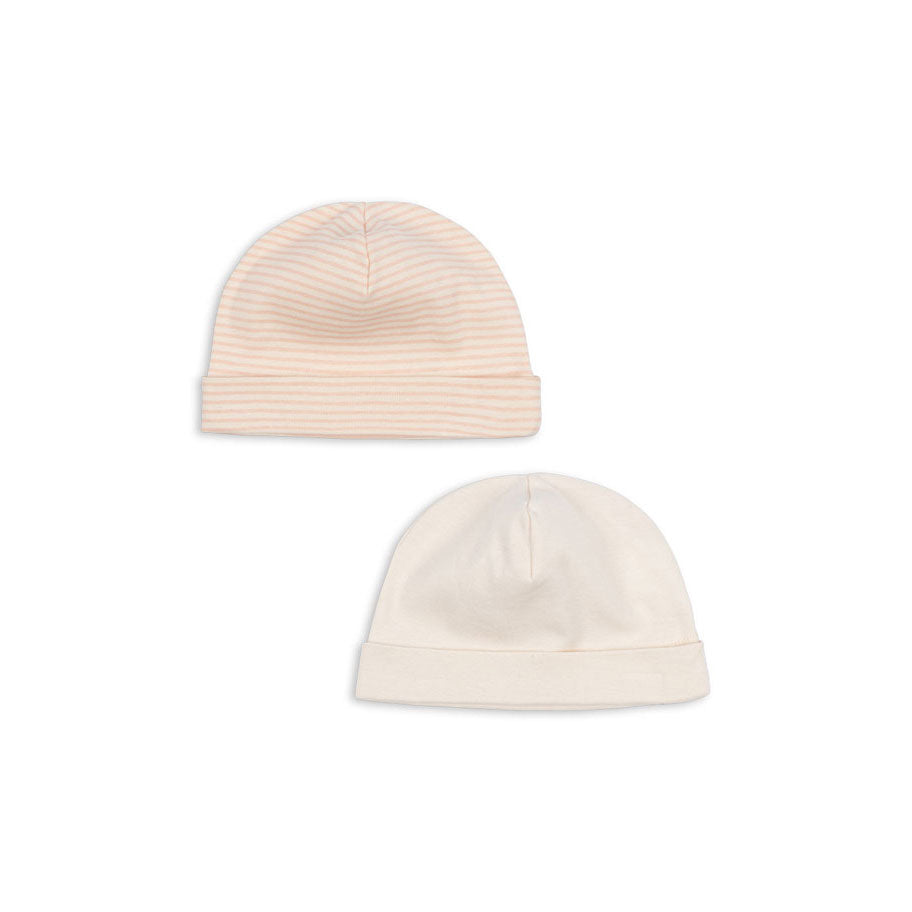 FANGA FONTANA Blush Mix Fio Stripe 2 Pack Beanie