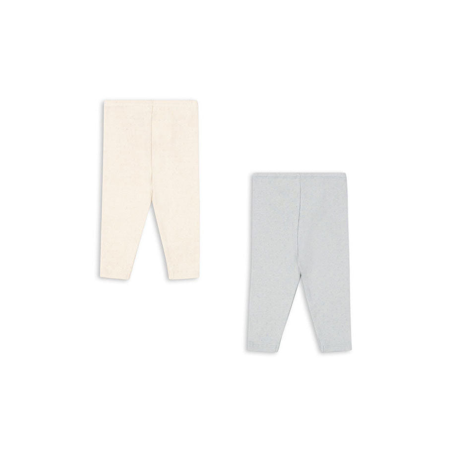 FANGA FONTANA Cream/Blue Perla 2 Pack Pants