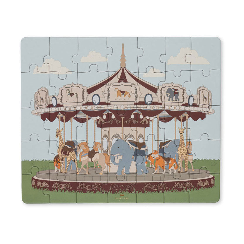 Konges Slojd Multi Carousel Cardboard 35pcs Puzzle