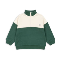 Konges Slojd Smoke Pine Lou Half Zip Sweatshirt