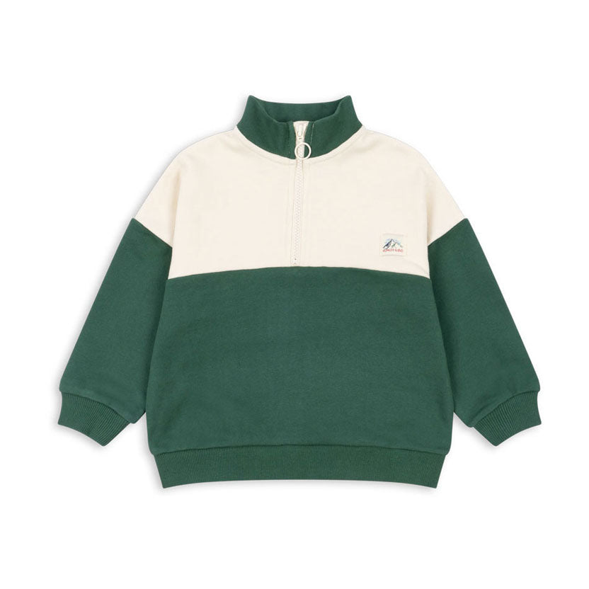 Konges Slojd Smoke Pine Lou Half Zip Sweatshirt