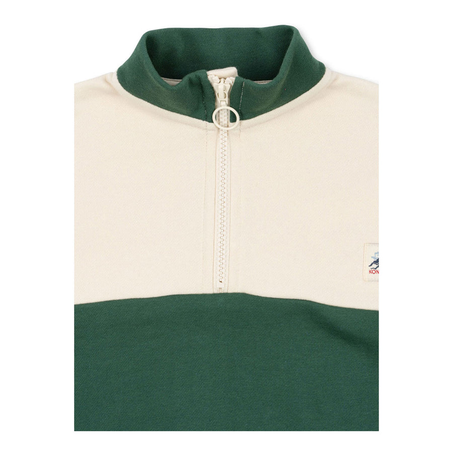 Konges Slojd Smoke Pine Lou Half Zip Sweatshirt