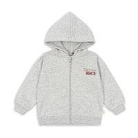 Konges Slojd Grey Melange Lou Hooded Sweatshirt