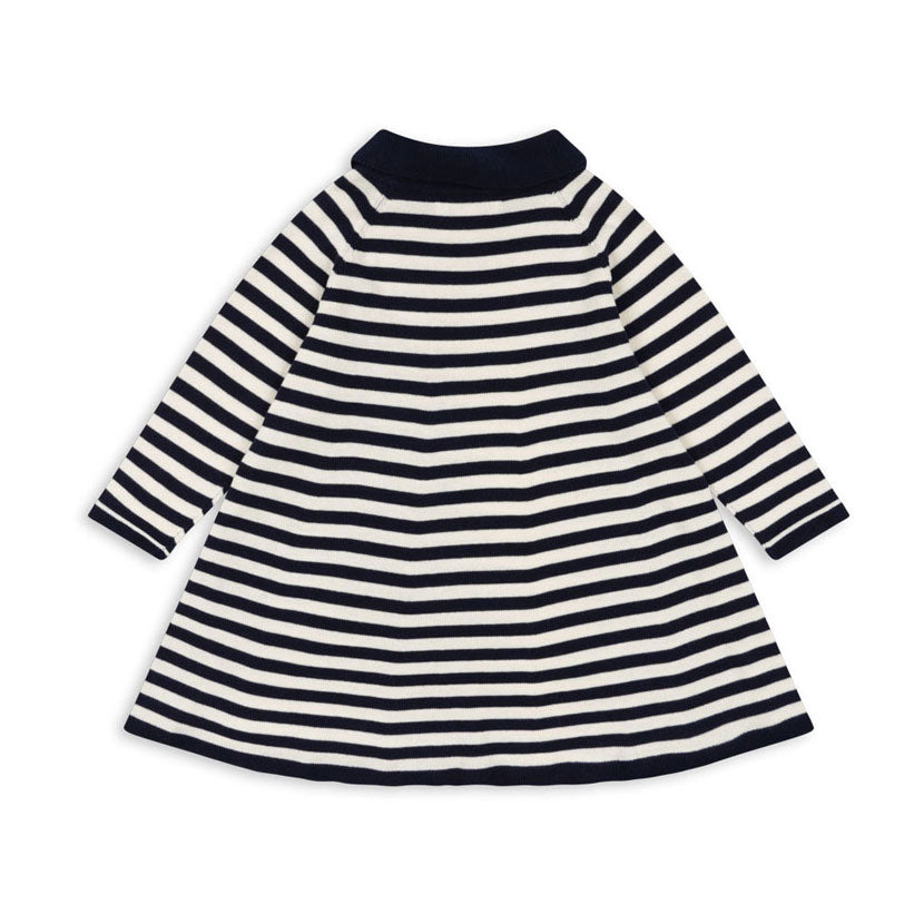 Konges Slojd Navy Stripe Venton Knit Dress