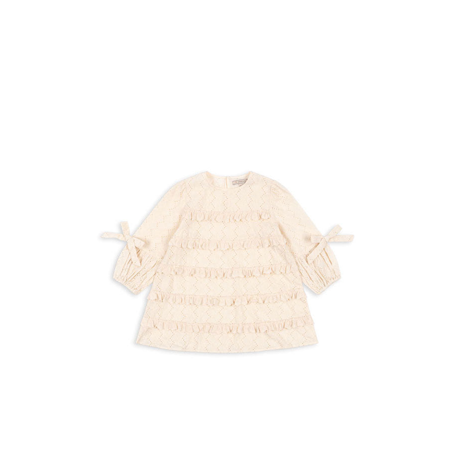 Konges Slojd Buttercream Frilla Dress
