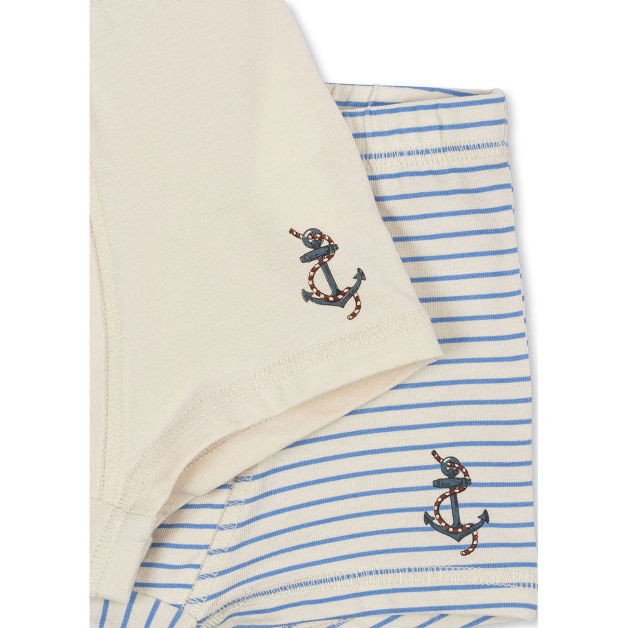 Konges Slojd Stripe Provence Mix 2 Pack Boxers