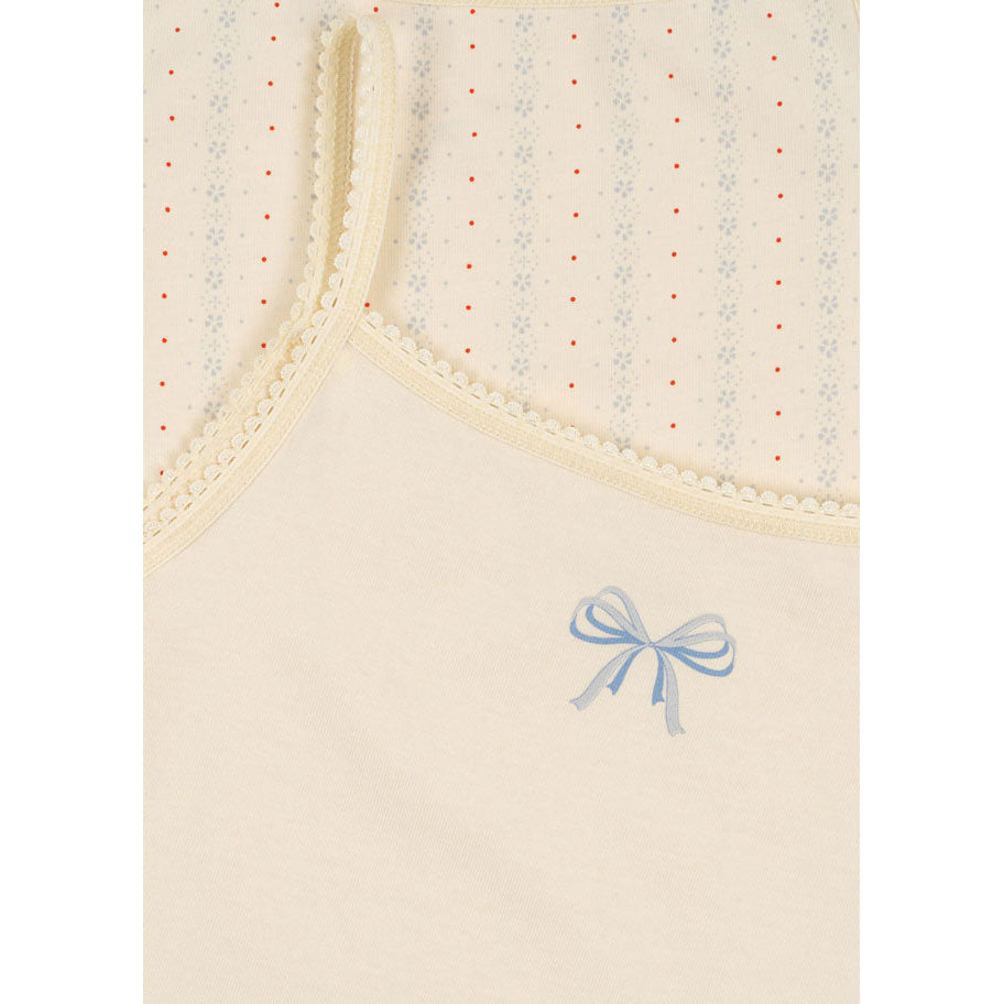 Konges Slojd Fleur /Pearl Basic 2 Pack Strap Top