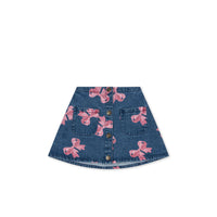 Konges Slojd Denim Bella Bow Magot Skirt