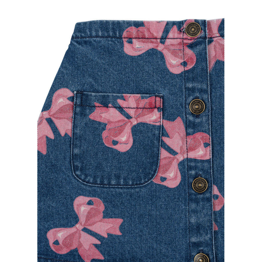 Konges Slojd Denim Bella Bow Magot Skirt