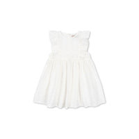 Konges Slojd Optic White Lacey Dress
