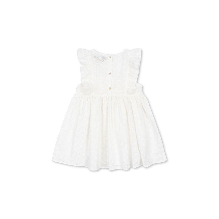 Konges Slojd Optic White Lacey Dress