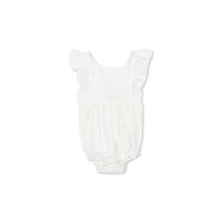 Konges Slojd Optic White Lacey Romper