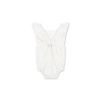 Konges Slojd Optic White Lacey Romper
