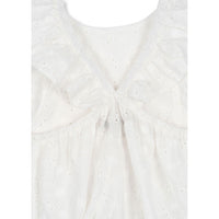 Konges Slojd Optic White Lacey Romper