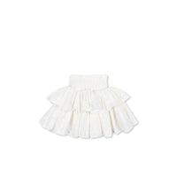 Konges Slojd Optic White Lacey Skirt