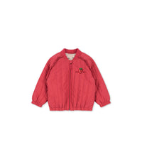 Konges Slojd Rasberry Wine Juno Bomber Jacket