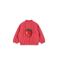 Konges Slojd Rasberry Wine Juno Bomber Jacket