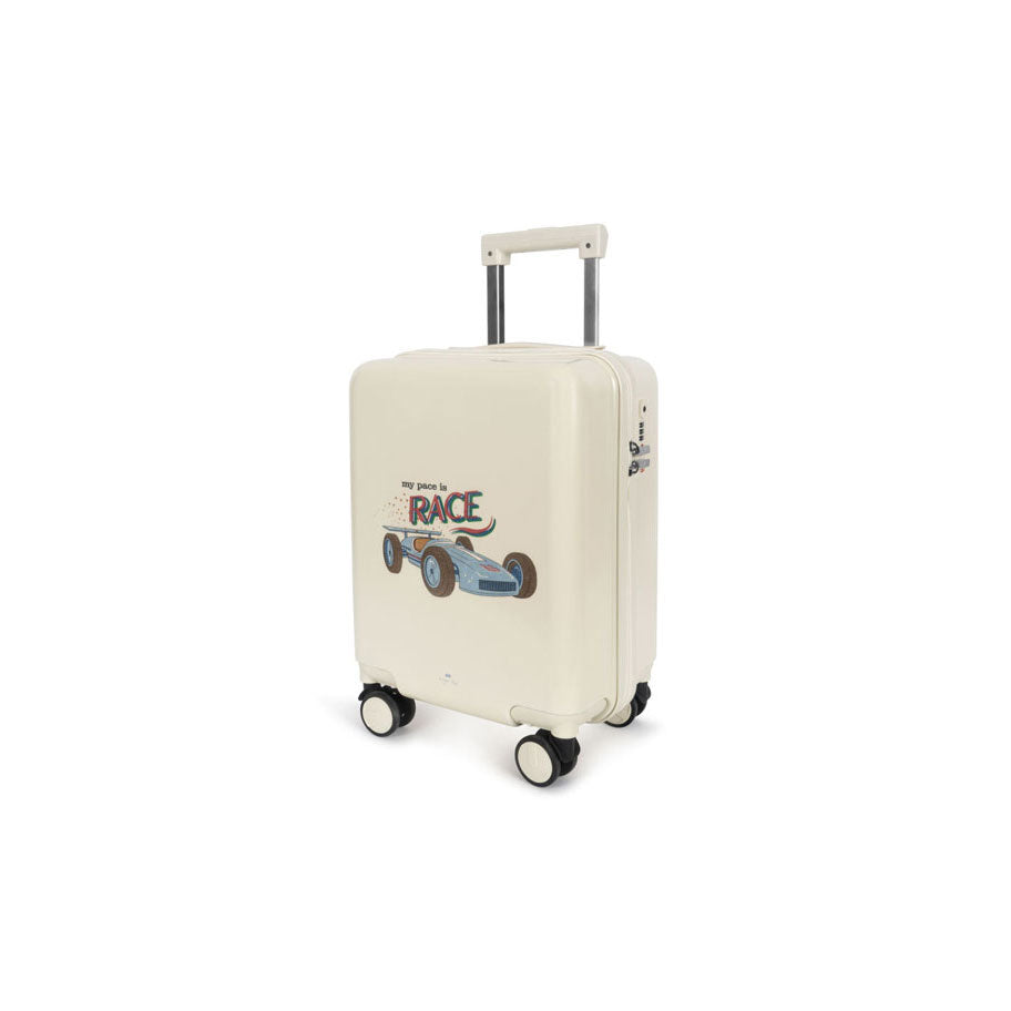 Konges Slojd White Race Travel Suitcase
