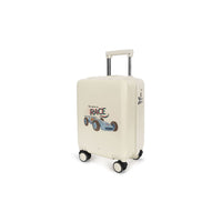 Konges Slojd White Race Travel Suitcase