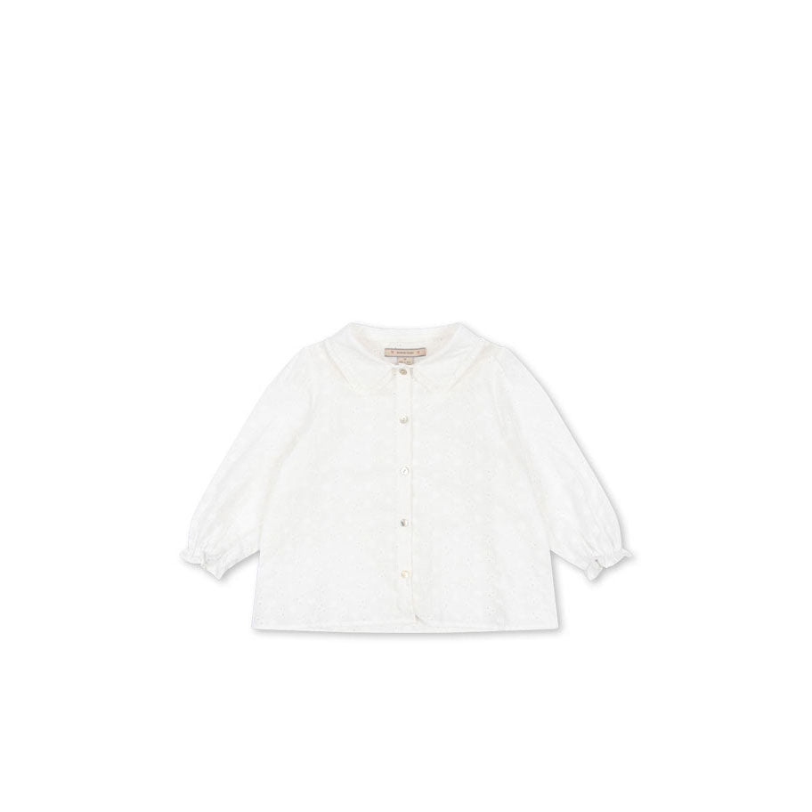 Konges Slojd Optic White Lacey Shirt