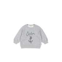 Konges Slojd Grey Melange Lou Sweatshirt