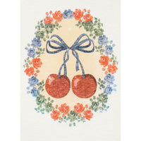 Konges Slojd White Cherry Bow Era Tee